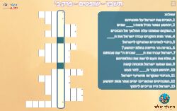 משחק תשבץ פרק ב' ספר שופטים!